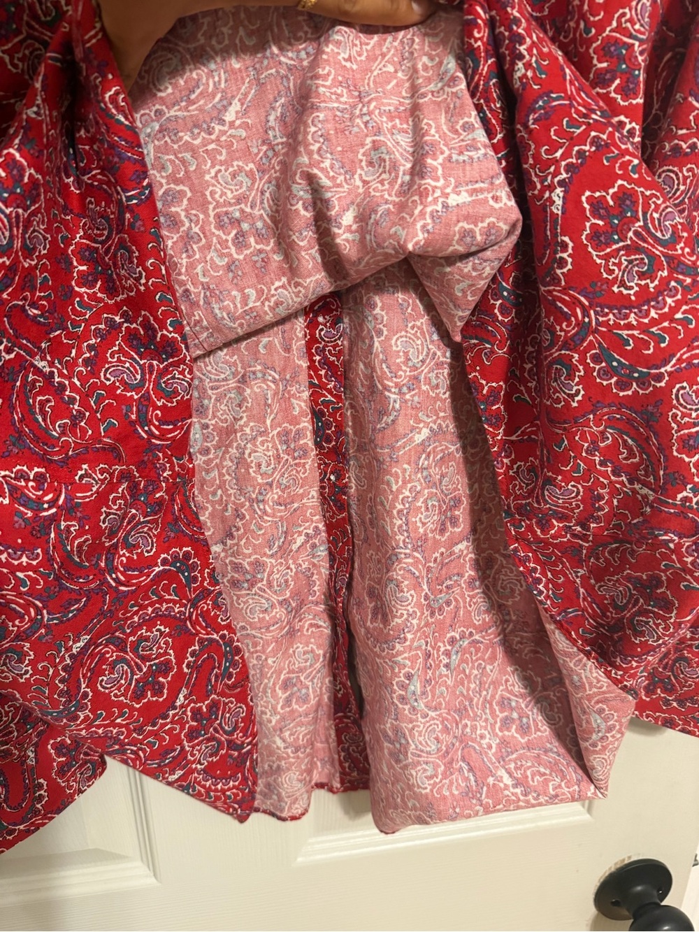Pink Paisley Button-Up Shirt - Picture 6 of 6